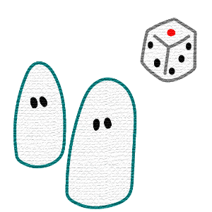 ゲームの駒のイラスト
