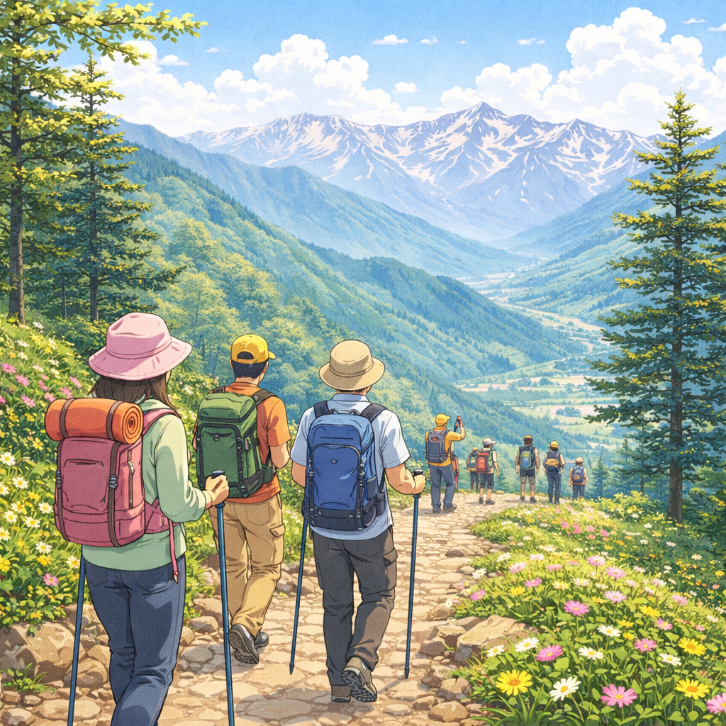 飯縄山登山口