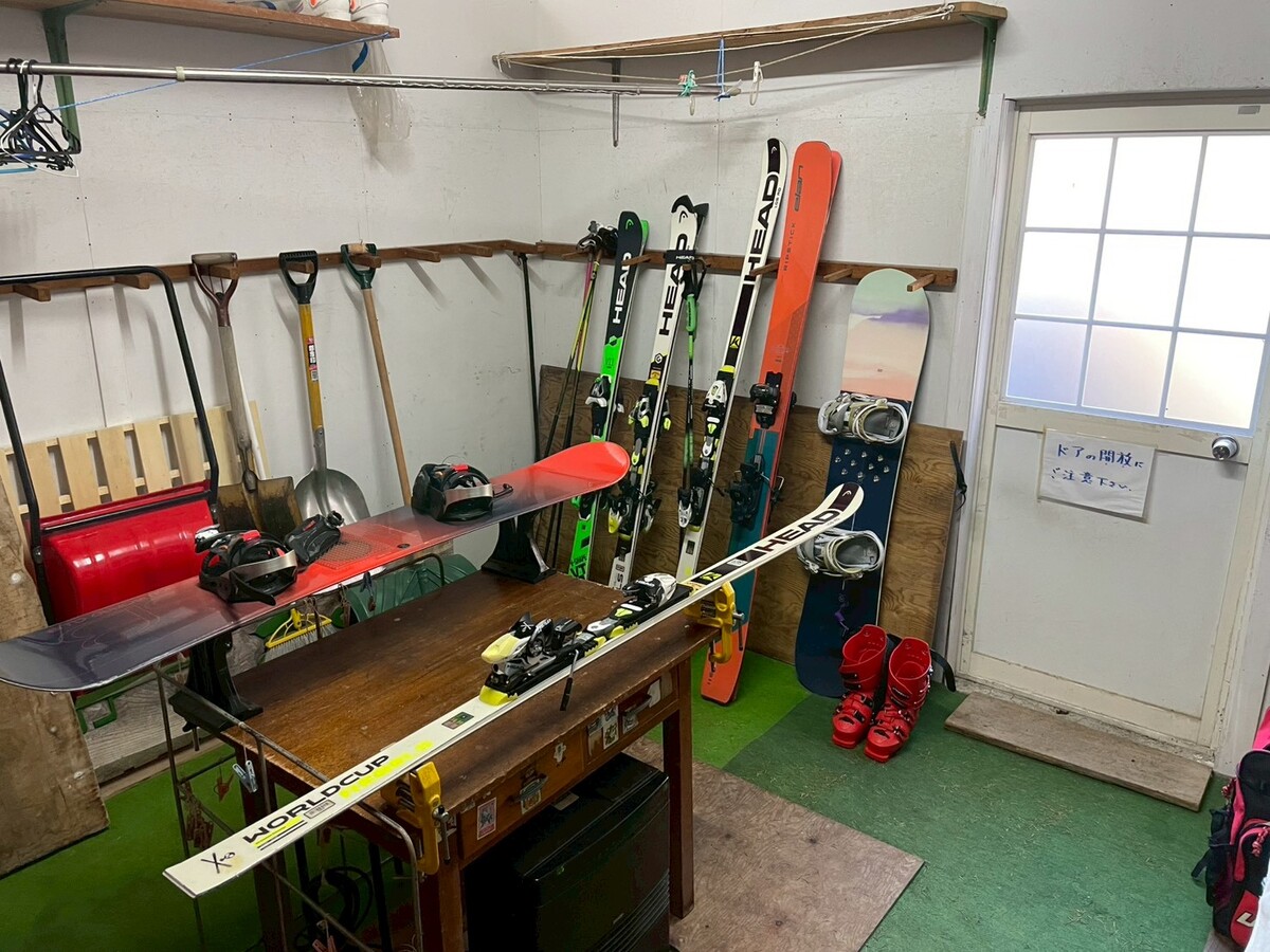 スキー乾燥室の写真