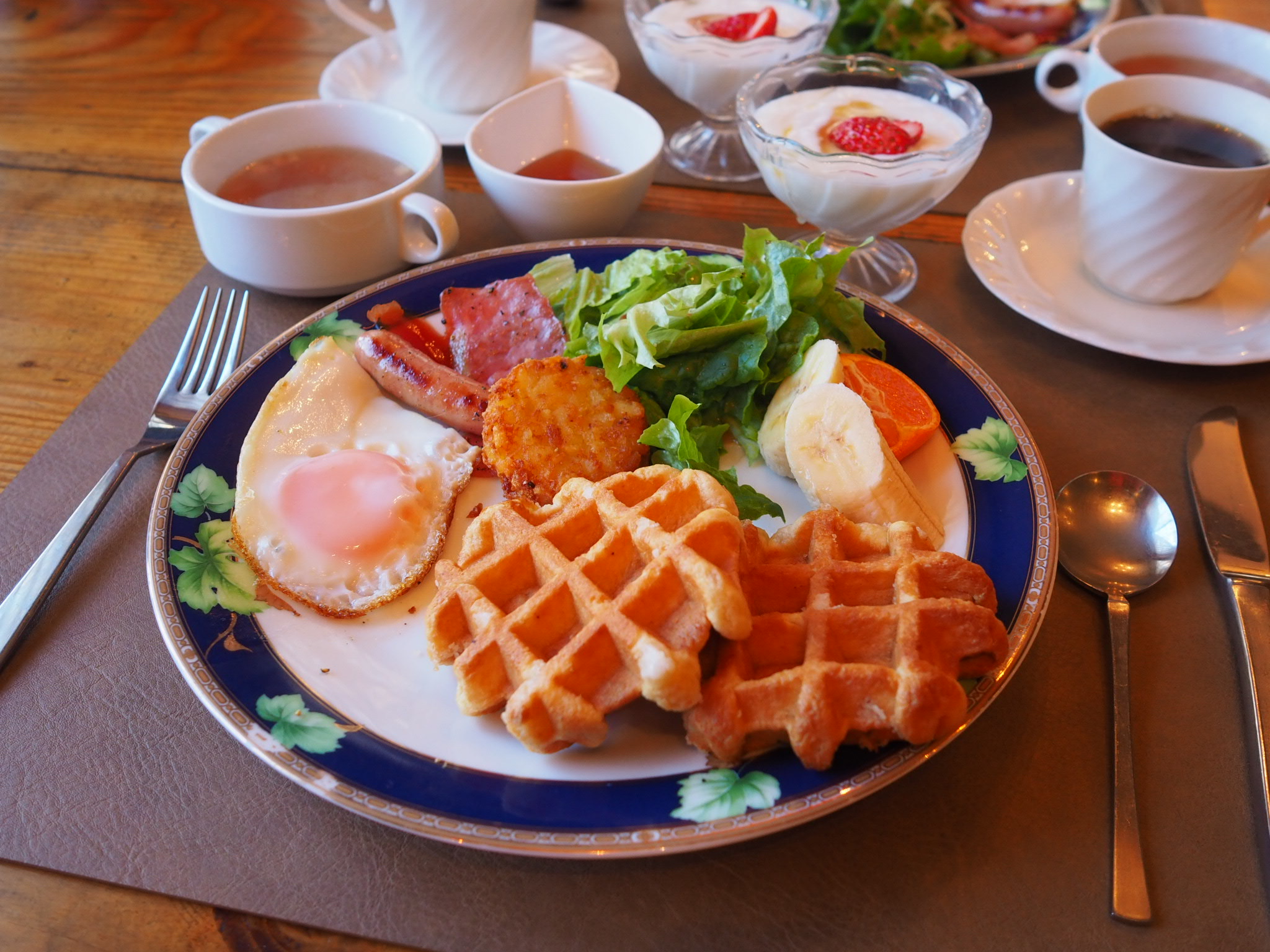 朝食の一例